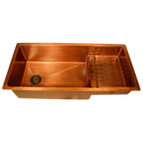 Nantucket Sinks X Studio Dearborn Copper STEPPE Undermount Kitchen Sink
