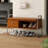 Brown Upholstered Bench