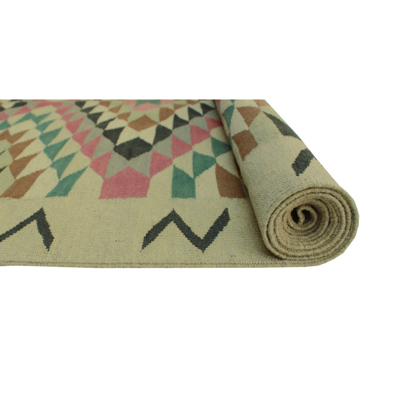 Benge Wool Geometric Indoor Rug