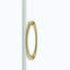Ensemble de douche de coin rond en or brossé L 40 po x l 40 po x H 72,83 po Breeze