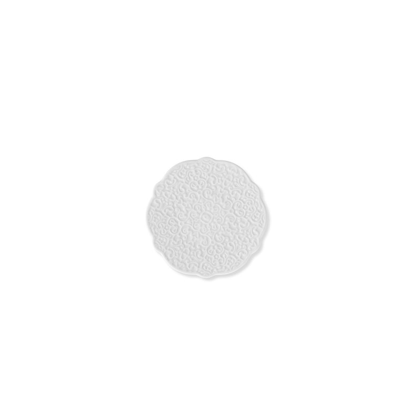 Dressed Porcelain Saucer