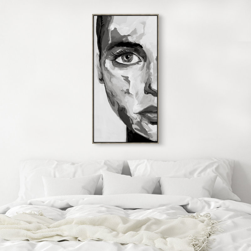 Monochrome I Print by Samuel Kane, 49.75" H x 25.75" W, Image Brush Gel