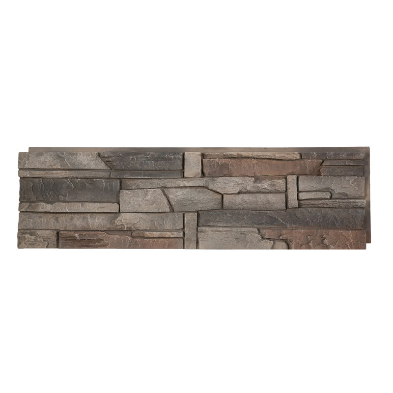 Panneau mural en pierre 11,25 po x 41,25 po, Kenai