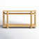 Hepburn 3 Shelf Wood Console Table