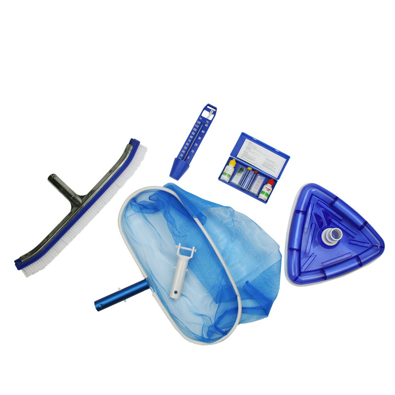 Ensemble 5 pièces de nettoyage de piscine et de test d'eau