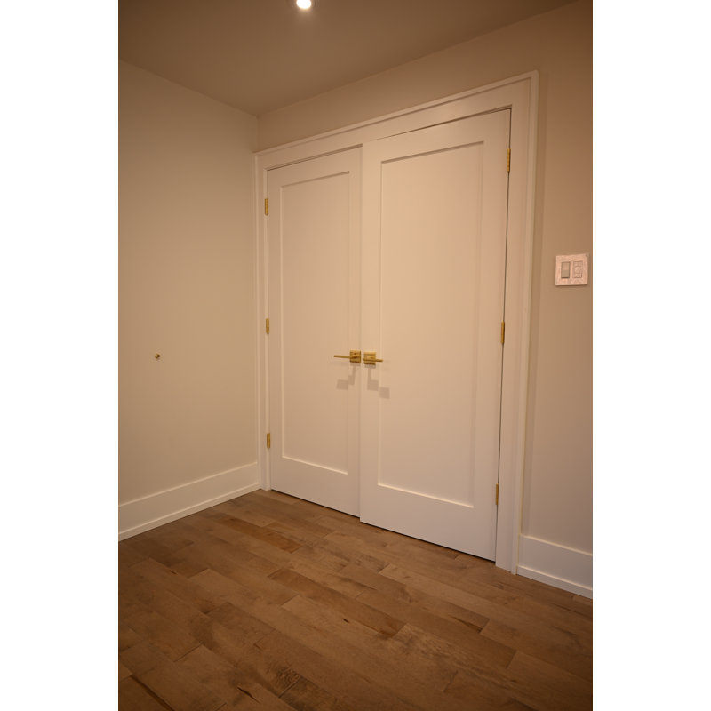 Porte à âme solide, 1 panneau vibreur, L 32 po x H 80 po x P 1,38 po