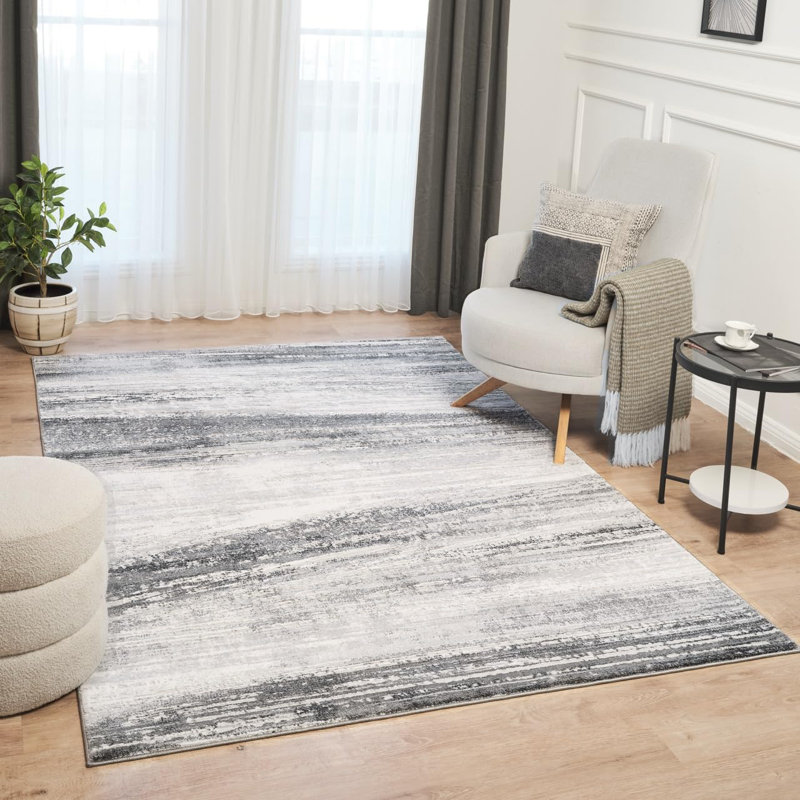 Ruglenza Modern Area Rug - Soft Pile Easy Clean Carpet for Living Room & Bedroom, Durable Synthetic Fibre, Stylish Home Decor Rug