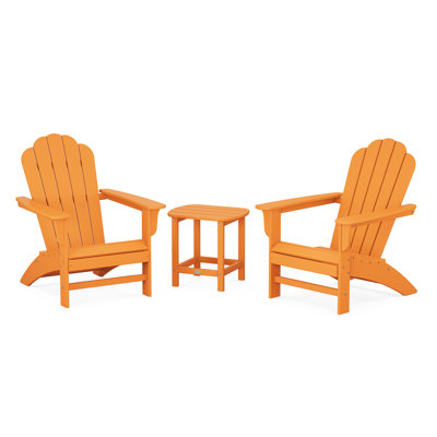 POLYWOOD Cottage Adirondack Chair Set
