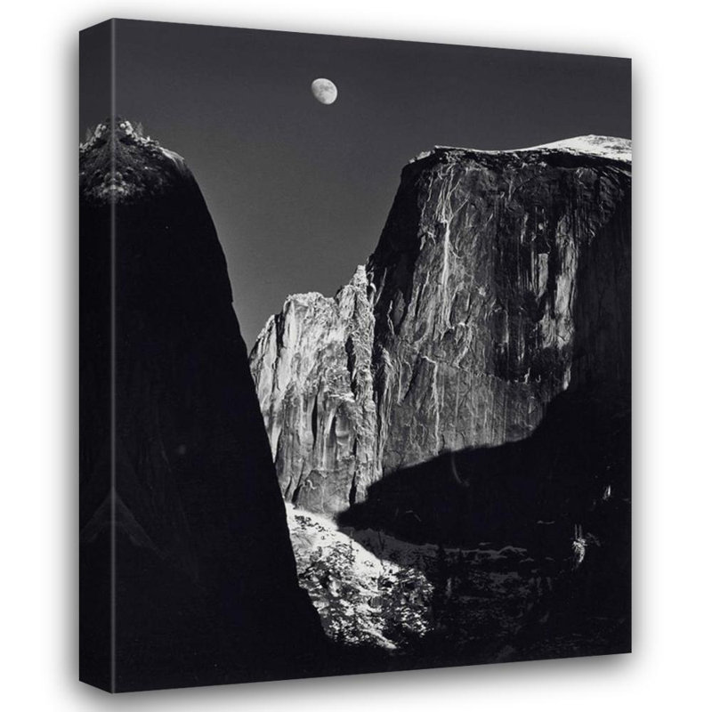 Moon And Half Dome, 18" H x 14" W