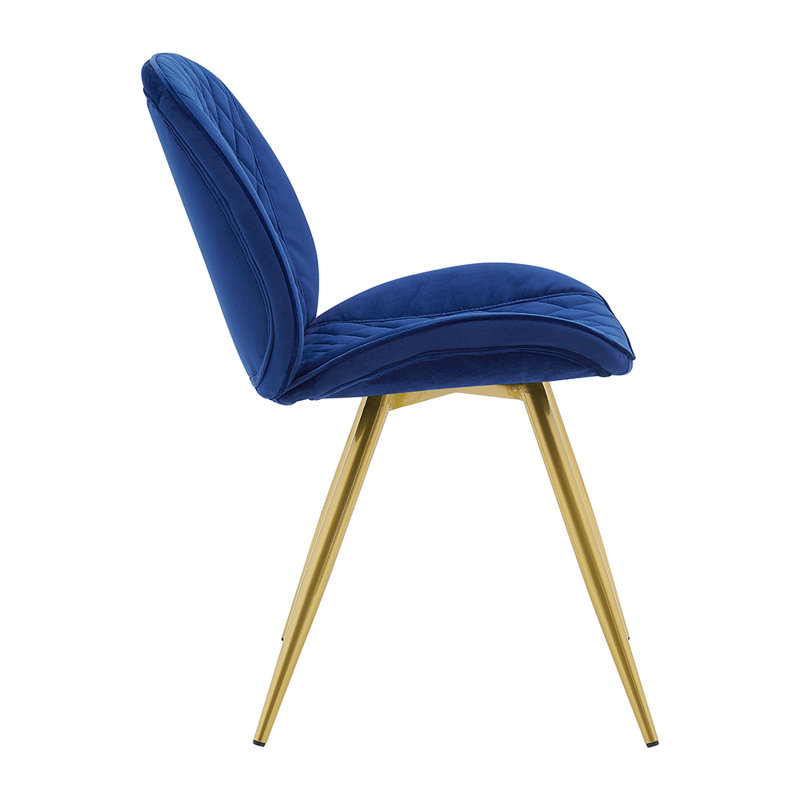 Dash Upholstered Dining Chair, Blue