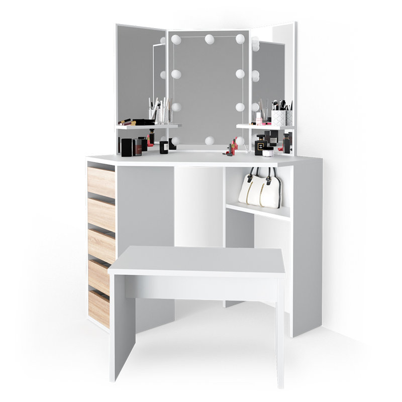 Kudret Dressing Table with Mirror