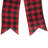 19'' Plaid Fabric Bow