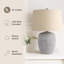 Lampe de table Claude Grid