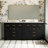 Spacious Storage Solid Wood Vanity Set Modern Style Bathroom Essentials