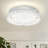 Victorie LED Flush Mount Ceiling Light Fixture Ceiling Mount 14 in. Crystal Ceiling Light for Bedroom