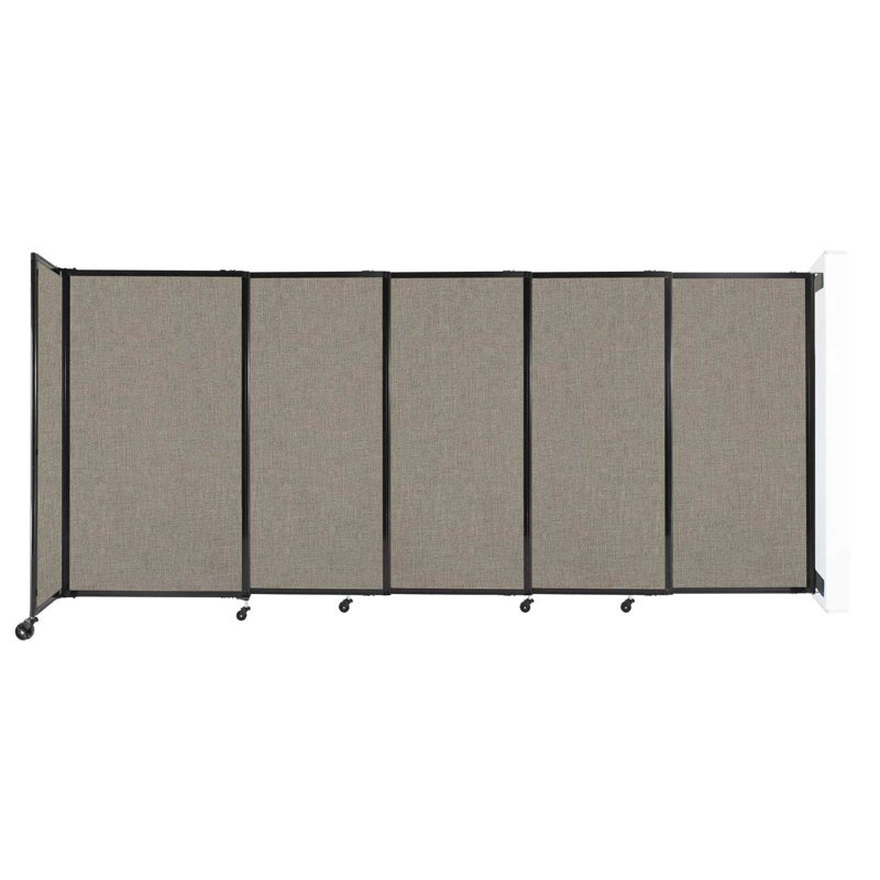 Cloison coulissante 5 pi, H 60 po x l 135 po x P 33 po, Galet chaud