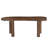 Mid-Century Modern Solid Mango Wood Organic Dining Table, 78" - Dark Walnut
