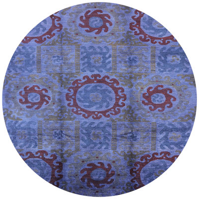 Tapis oriental bleu