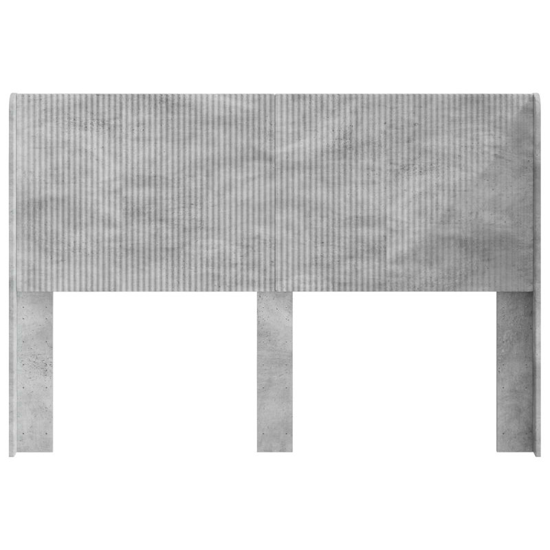 Headboard, European Double (140 x 200 cm), Concrete Grey