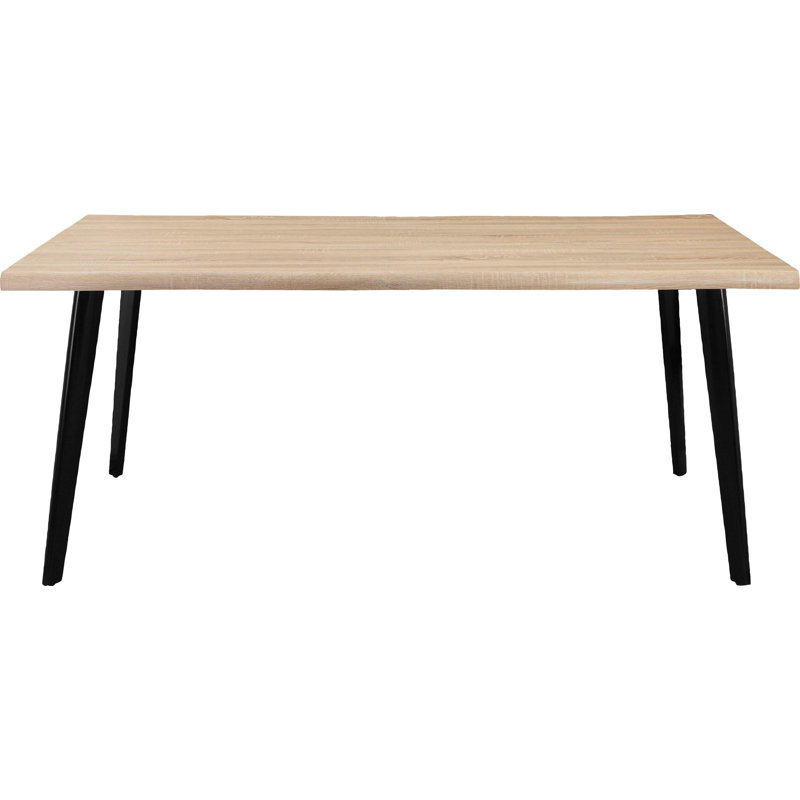 Seaman Metal Base Dining Table, 76cm H x 90cm W x 180cm L