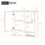Wall Mounted Bathroom Cabinet with Mirror