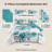 9 Piece Blue Floral Bedding and Curtain Set, Quilted Microfiber Bedspread with Matching Light Filtering Window Panels, 2 Pillow Shams, Designer Bedroom Decor Collection-116416210