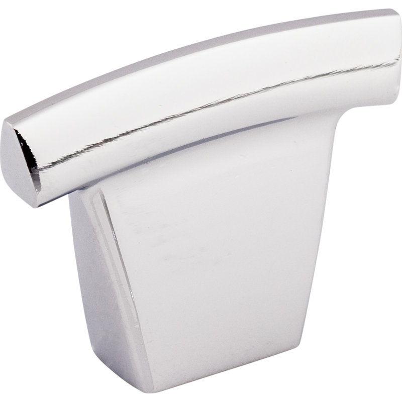 Arched 1 1/2" Length Bar Knob, 1 1/2" Knob Length, Polished Chrome