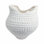 Sagebrook Home 16" Callan Large 3D Printed Porcelain Vase, Ivory