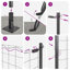150cm H x 1000cm W Metal Border Fencing