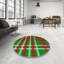 Tapis décoratif vert écossais privette-730287437