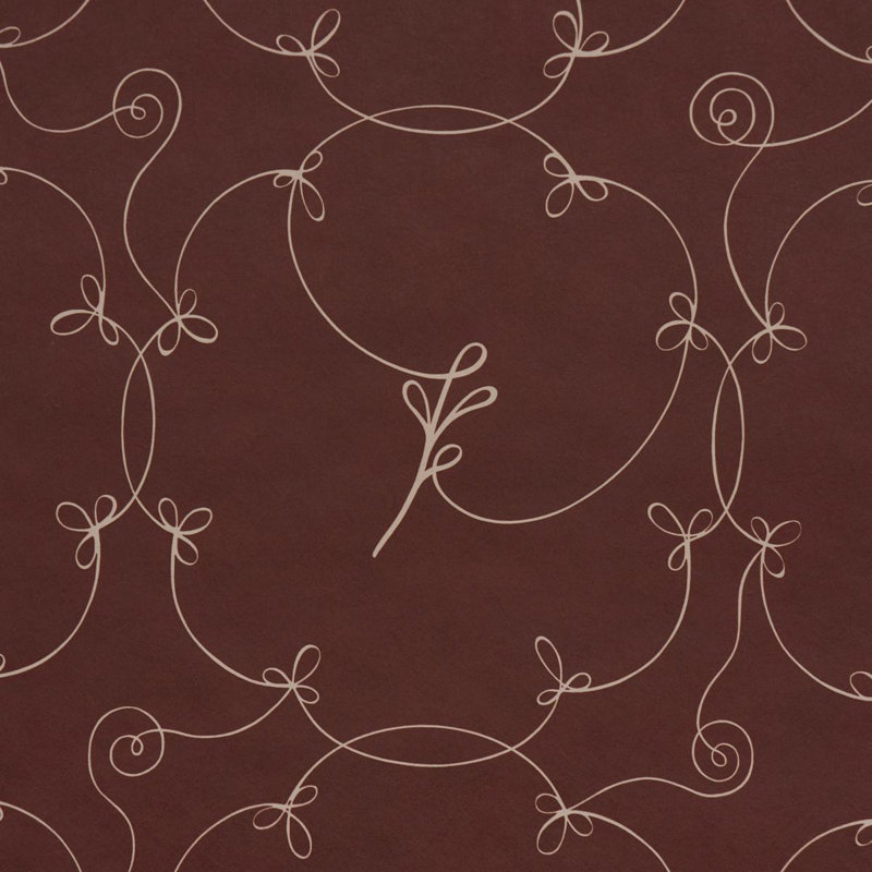 Schumacher X Backdrop Broderie Wallpaper, Red