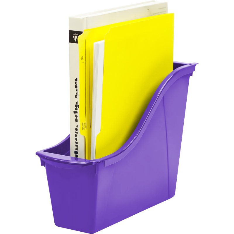 Présentoir à livres portatif, Grand: P 14,3 po x l 5,3 po x H 7 po, Mauve