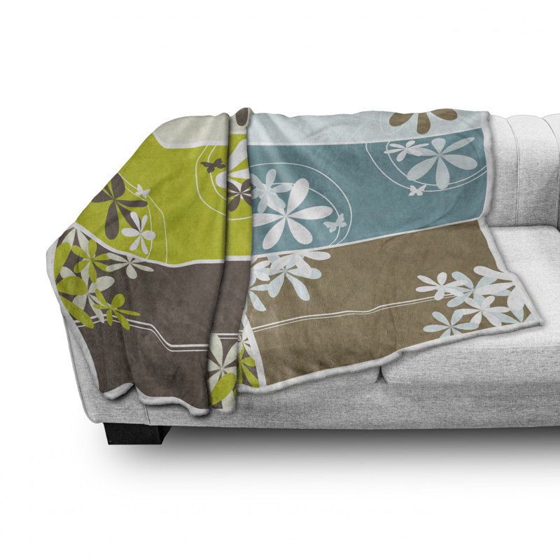 Hand Woven Throw Blanket, 50" W x 70" L