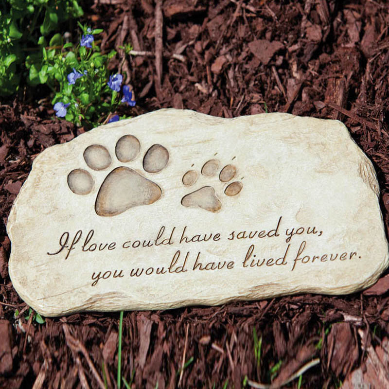 Pet Devotion Memorial Garden Stepping Stone Winston Porter