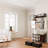 33.1" Wide Hall Tree With 2 Movable Drawers, Shoe Storage, Shelves And Garment Racks, 5-In-1 Entryway Bench With 23 Hooks (Fixed And Movable)