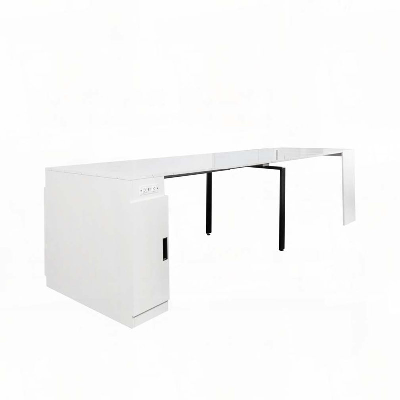 Extendable Dining Table with Outlet
