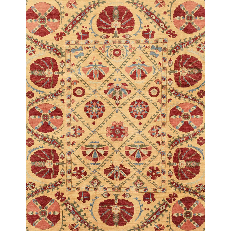 Tapis abstrait moderne 3800, Rectangle de 2 pi x 3 pi