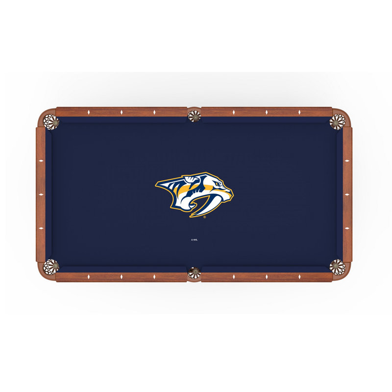 Chiffon pour table de billard NHL, 84 po, Nashville Predators