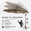 11 pi. Parasol d'extérieur en porte-à-faux-2073351633