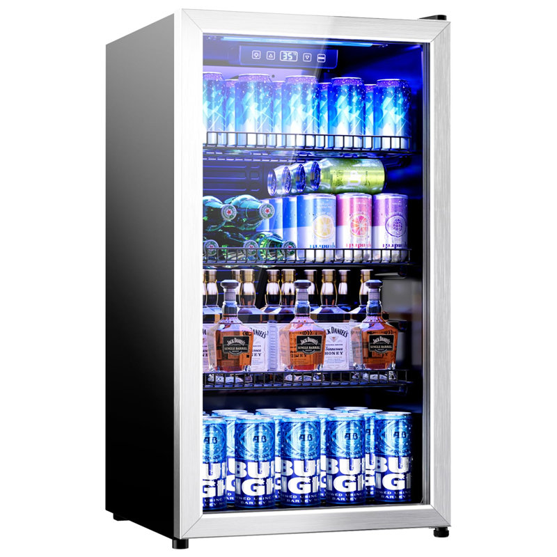 Beverage Fridge, Silver