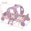Lit de transport simple avec couronne, lit plateforme avec escalier-2068748206