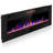 Recessed & Wall Mounted Electric Fireplace with Touch Screen & Remote Control, 12 Flame Colors, Crystal Stones, 1-8H Timer, 1500W-612215530