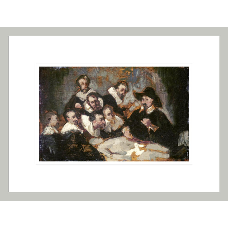 «The Anatomy Lesson» par impression giclée encadrée, 12,71 po H x 16,75 po L