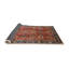 Tapis oriental orange / bleu / brun Avak-2076903991