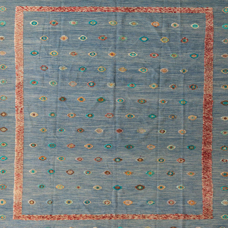Tapis abstrait moderne 4591, Carré 6 pi