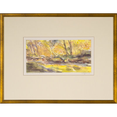 Spring Around The Bend Print by Daughdrill