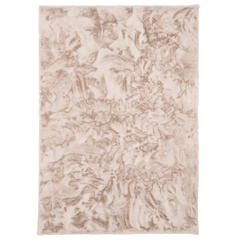Odonnell Solid Colour Shag Area Rug, Rectangle 90 x 160cm