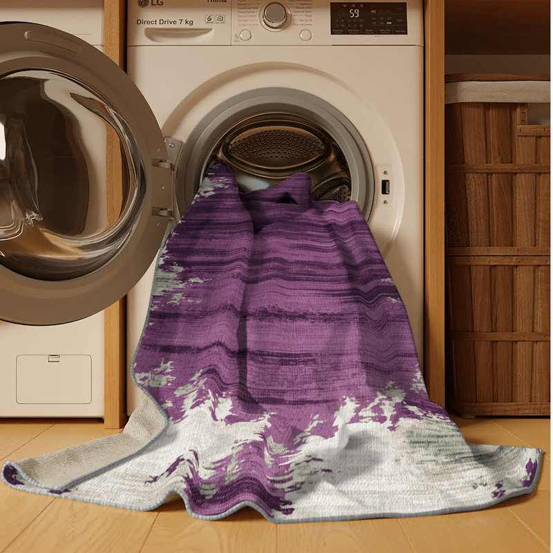 Tapis aquarelle lavable à la machine