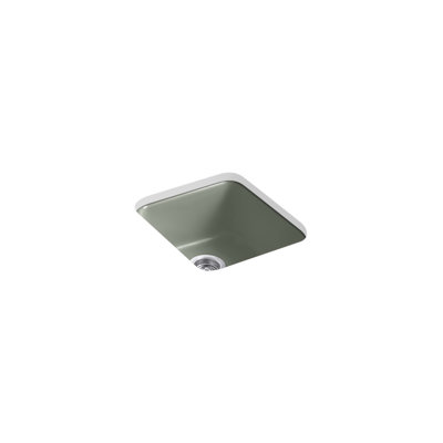 IronTones 17" L x 18-3/4" W x 8-1/4" Top-Mount/Under-Mount Single-Bowl Kitchen Sink