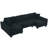 114" Sleeper Sofa,Convertible Oversize 2 in 1 Sleeper Sofa-1595055787